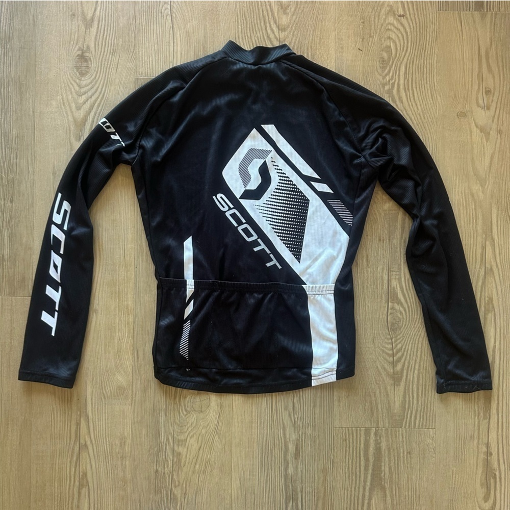 SCOTT Authentic Windbreaker Cycling Jacket Top Men’s size small with pockets - Picture 2 of 6